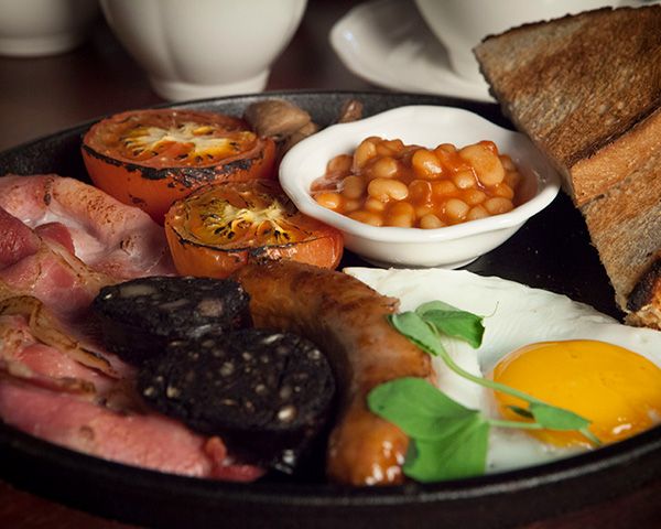 A Full Cooked breakfast at the Wheatley Arms